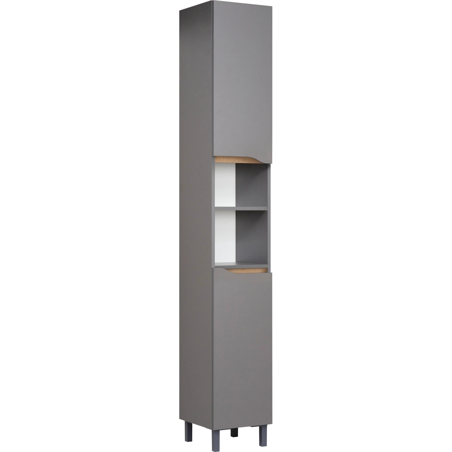 Pelipal Hochschrank Badezimmer Quickset 357 Quarzgrau Matt Touch 30 cm breit kaufen bei OBI