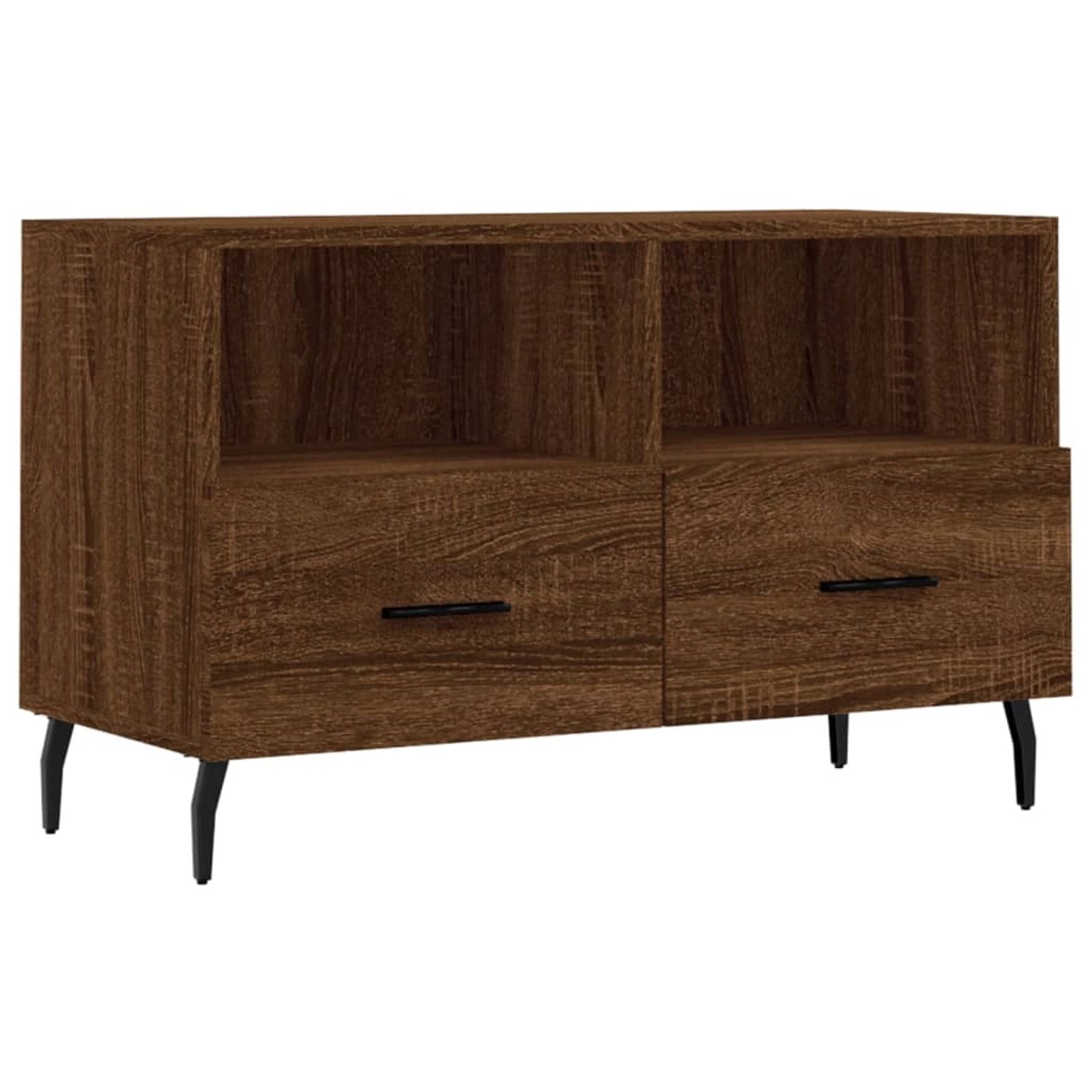 VidaXL TV-Schrank Braun Eichen-Optik 80x36x50 cm Holzwerkstoff  Modell 8 günstig online kaufen