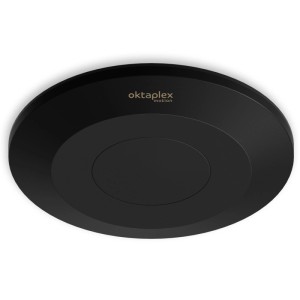 Oktaplex Isa 24 GHz HF Präsenzmelder 360 Grad Decken Bewegungsmelder Flach Schwarz