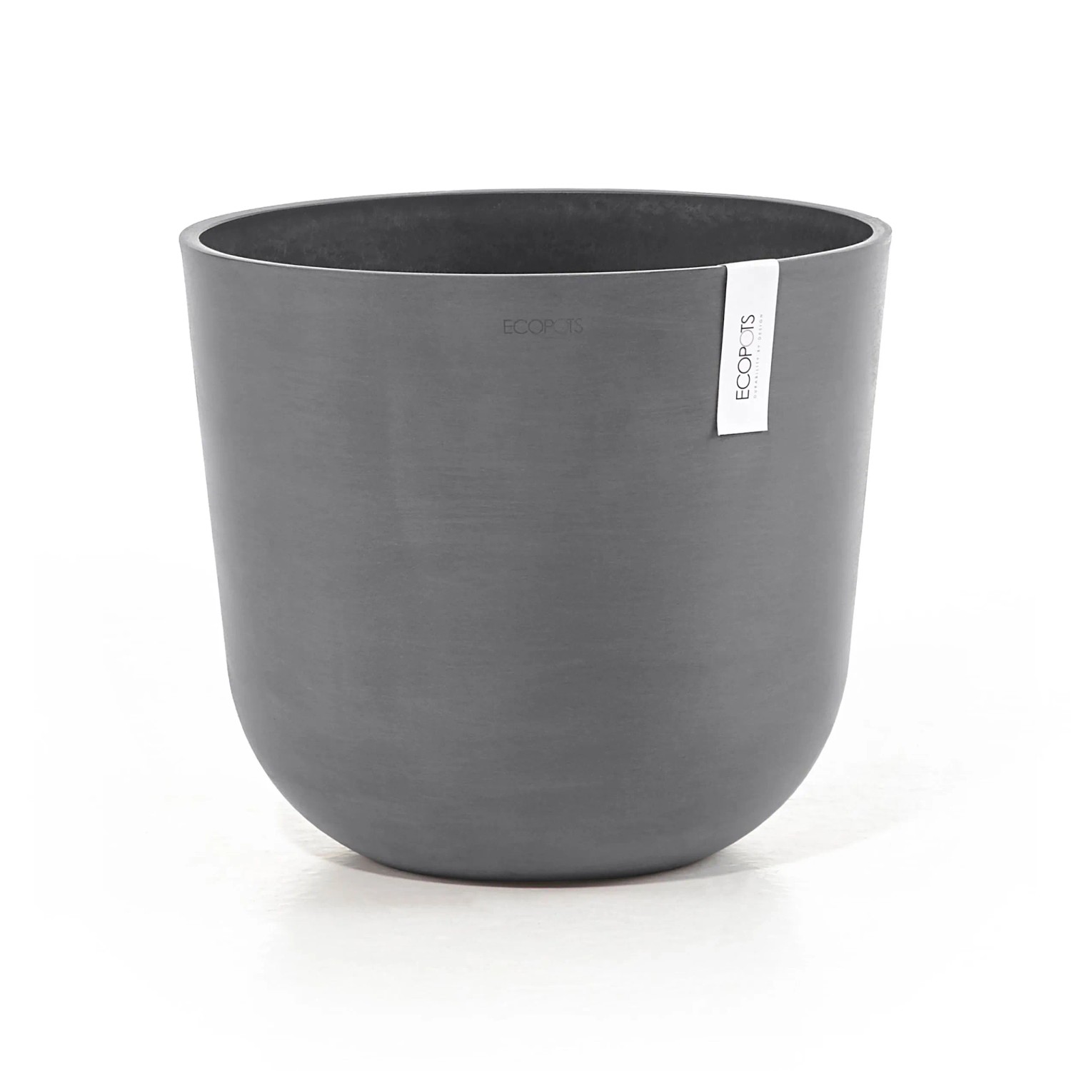 Ecopots Pflanztopf Oslo Grau 35 cm x 30,5 cm günstig online kaufen