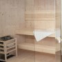 Home Deluxe Sauna SHADOW M für 2 Personen, Fichte, mit Glasfront und Saunaofen.