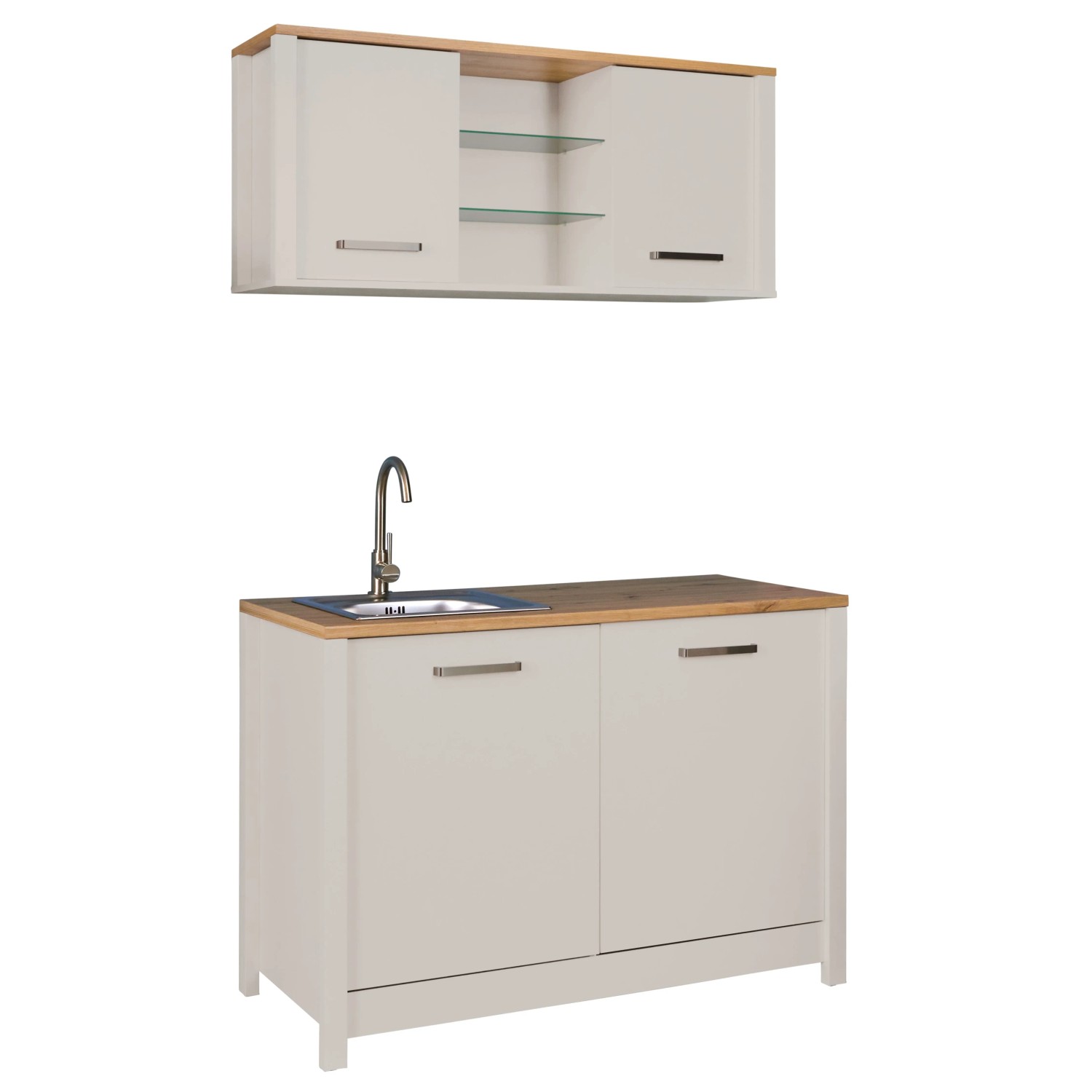 Küche Sardegna Kaschmir Küchenzeile 2-teilig 260,6 cm