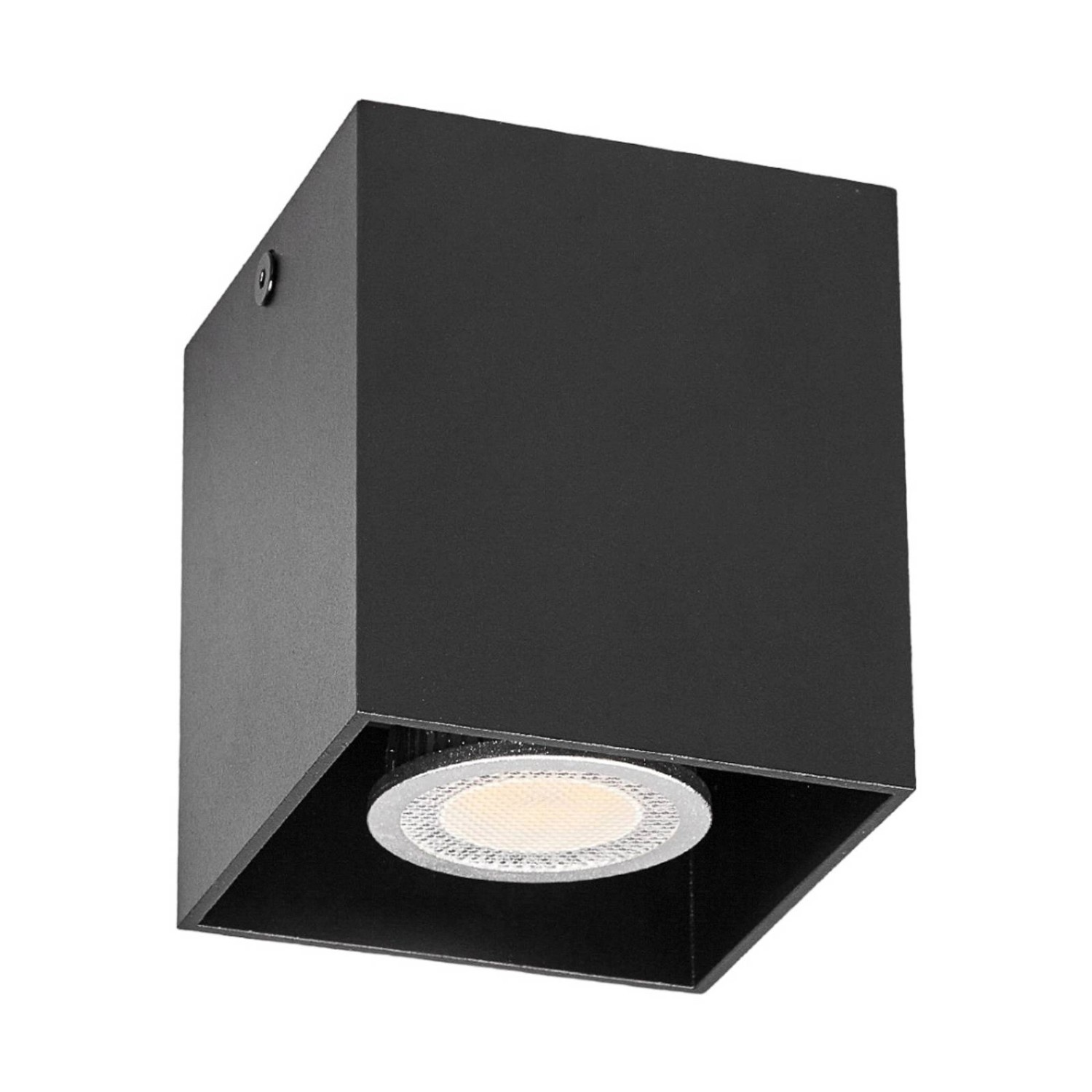 Arcchio Deckenlampe Carson 9620709 Modern in Schwarz aus Aluminium 1-flammig GU10 Flurleuchte