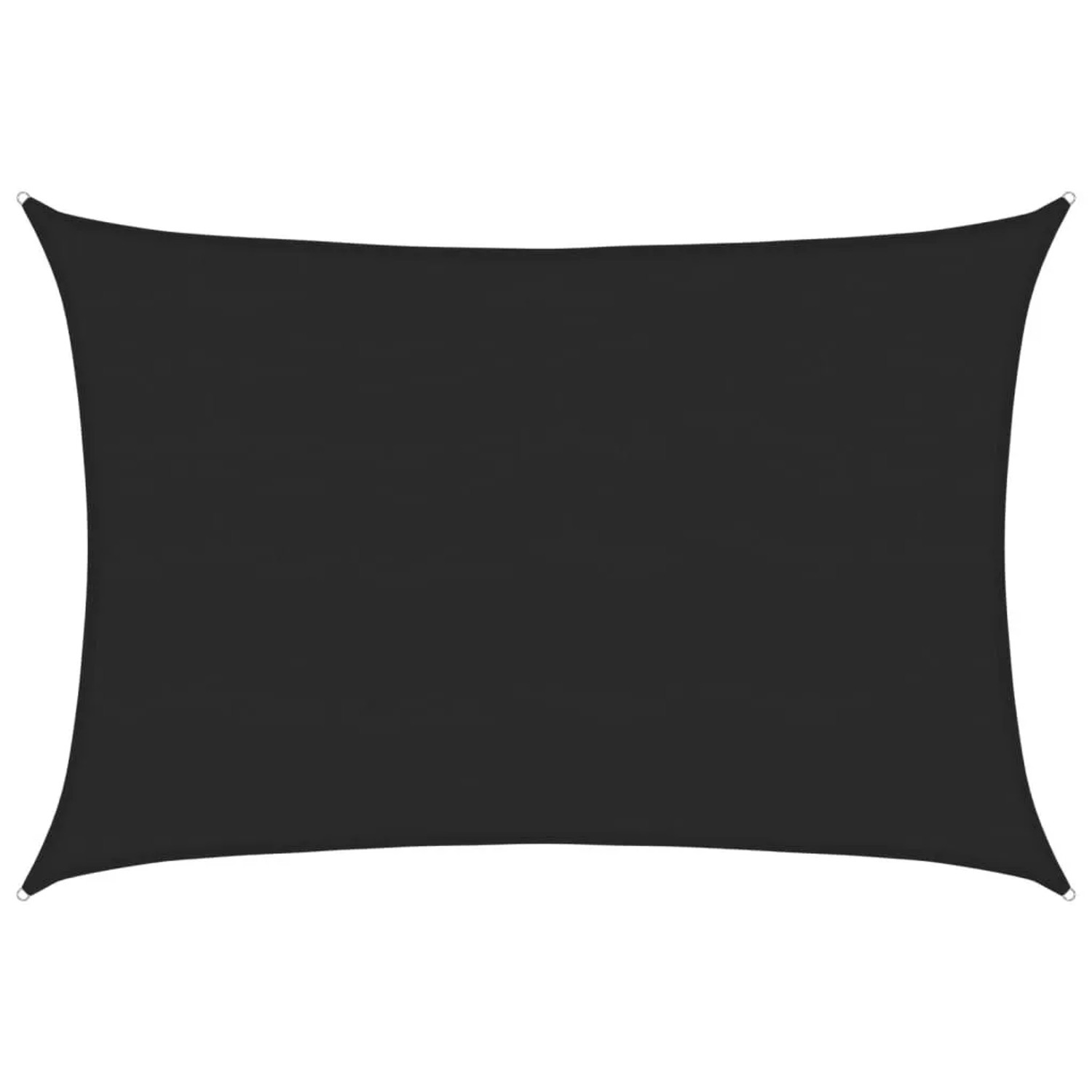 Furnicato Sonnensegel 160 G M² Schwarz 5x7 M Hdpe