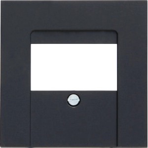 Kopp TAE-Abdeckung Athenis Anthrazit für Telefondosen.