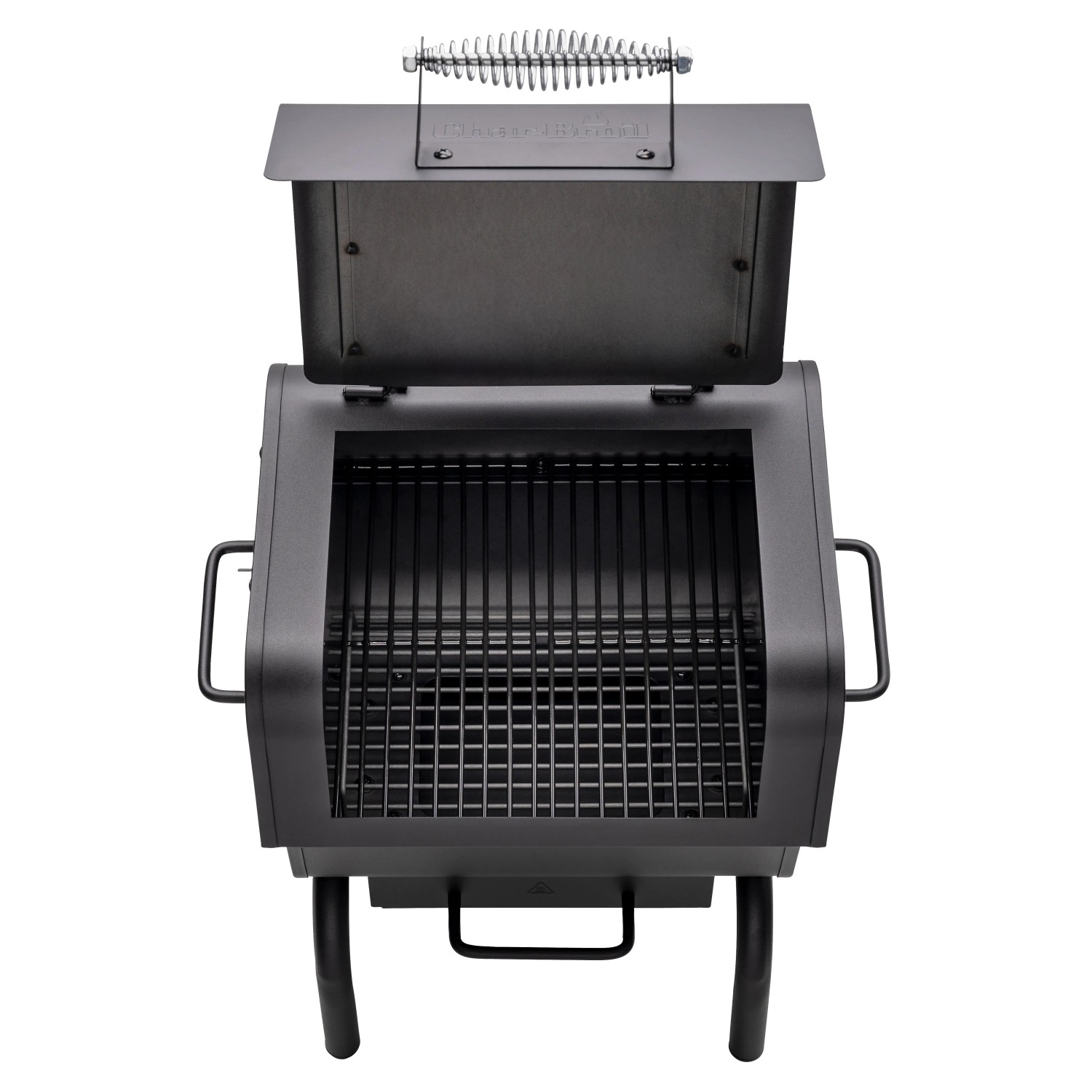 Offener, tragbarer Char-Broil Holzkohlegrill Charcoal 2Go mit verstellbarem Lufteinlass.