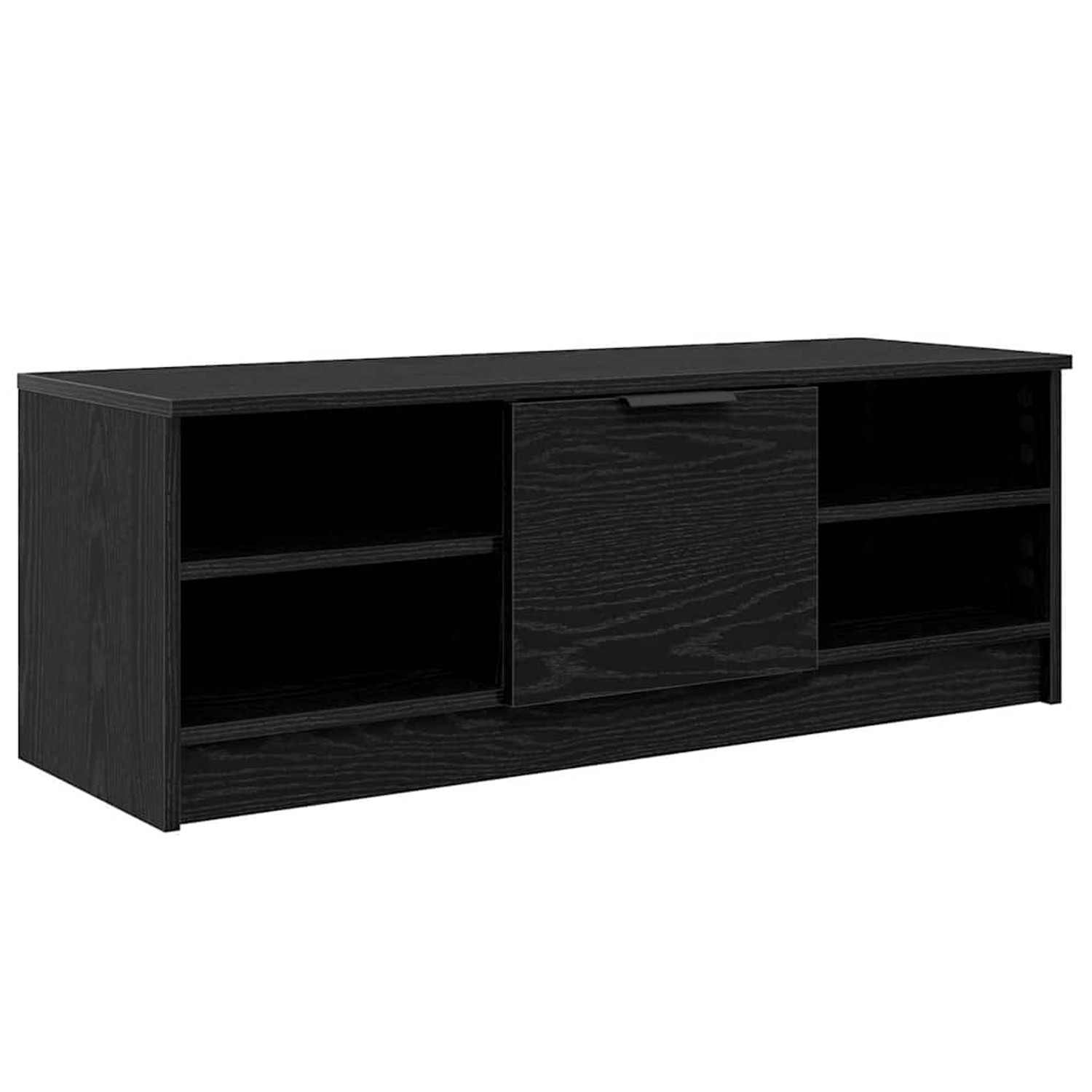 vidaXL TV-Schrank Schwarz Eichen-Optik 102 x 35 x 36,5 cm 880766 günstig online kaufen