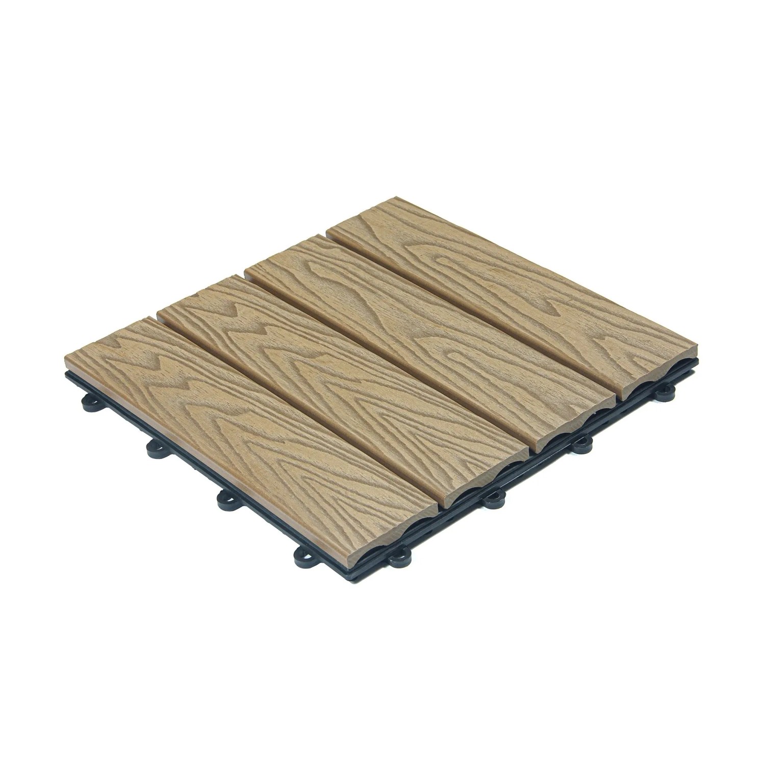 Home Deluxe WPC-Klickfliesen Bavaro Premium Teak 7,5 m²