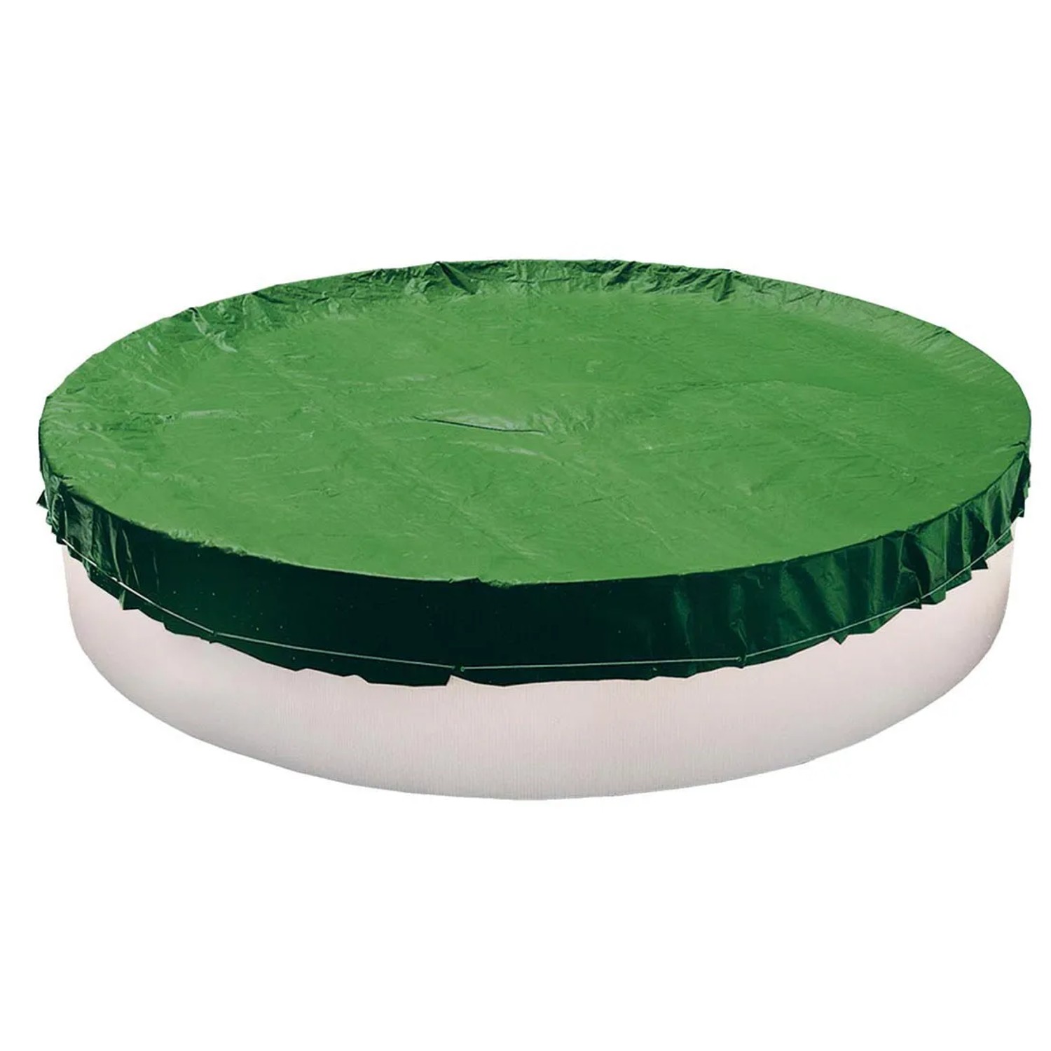 Steinbach Winterabdeckplane, grün, für Rundbecken Ø 360 cm. Schützt vor Verschmutzung.