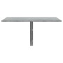 Wand-Klapptisch Grau Sonoma, 100x60 cm, aus Holzwerkstoff. Praktischer Tisch zum Anbringen an der Wand.
