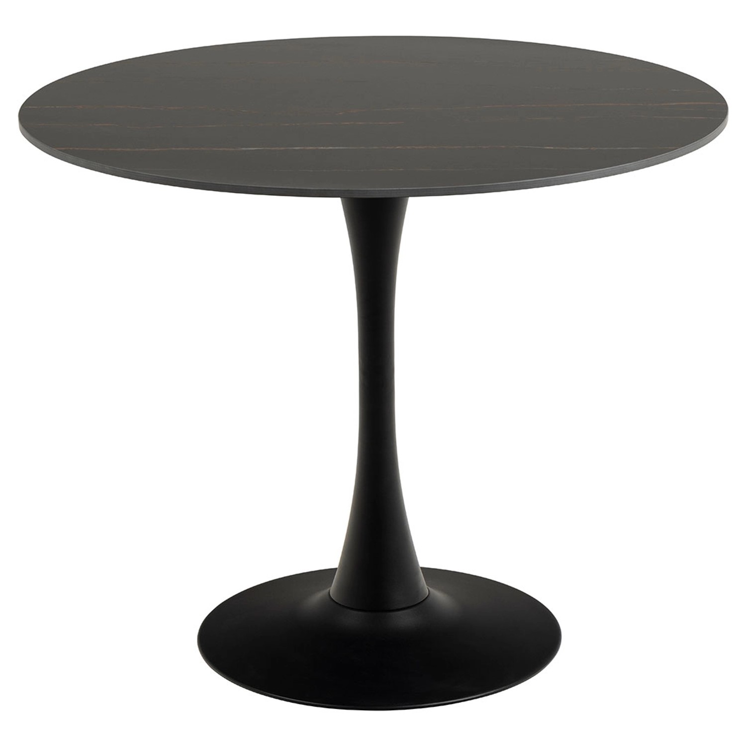 ebuy24 Malta Esstisch 90x90cm Schwarz günstig online kaufen