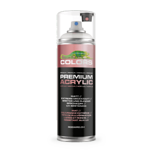 COLORS Premium Acryl Sprühfarbe, Reinweiss Matt, 400ml Dose.