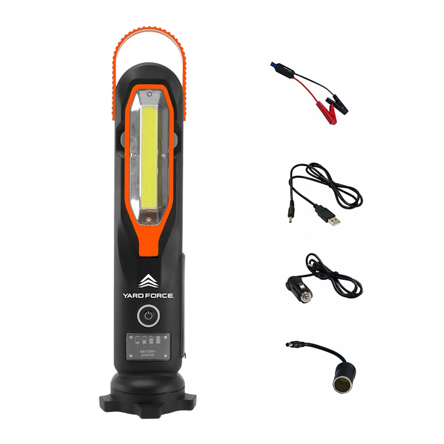 Yard Force Akku-Autostarthilfe-Set LX JS12 mit Integrierter LED-Taschenlampe