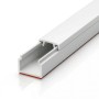 Floordirekt Kabelkanal Oskar Kabelleiste Selbstklebend 10 x 1 m Weiß 15 x 10 mm