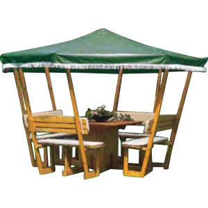 Ersatzdach Grün für Promadino Pavillon Rosenheim. Zubehör für Lauben & Pavillons.