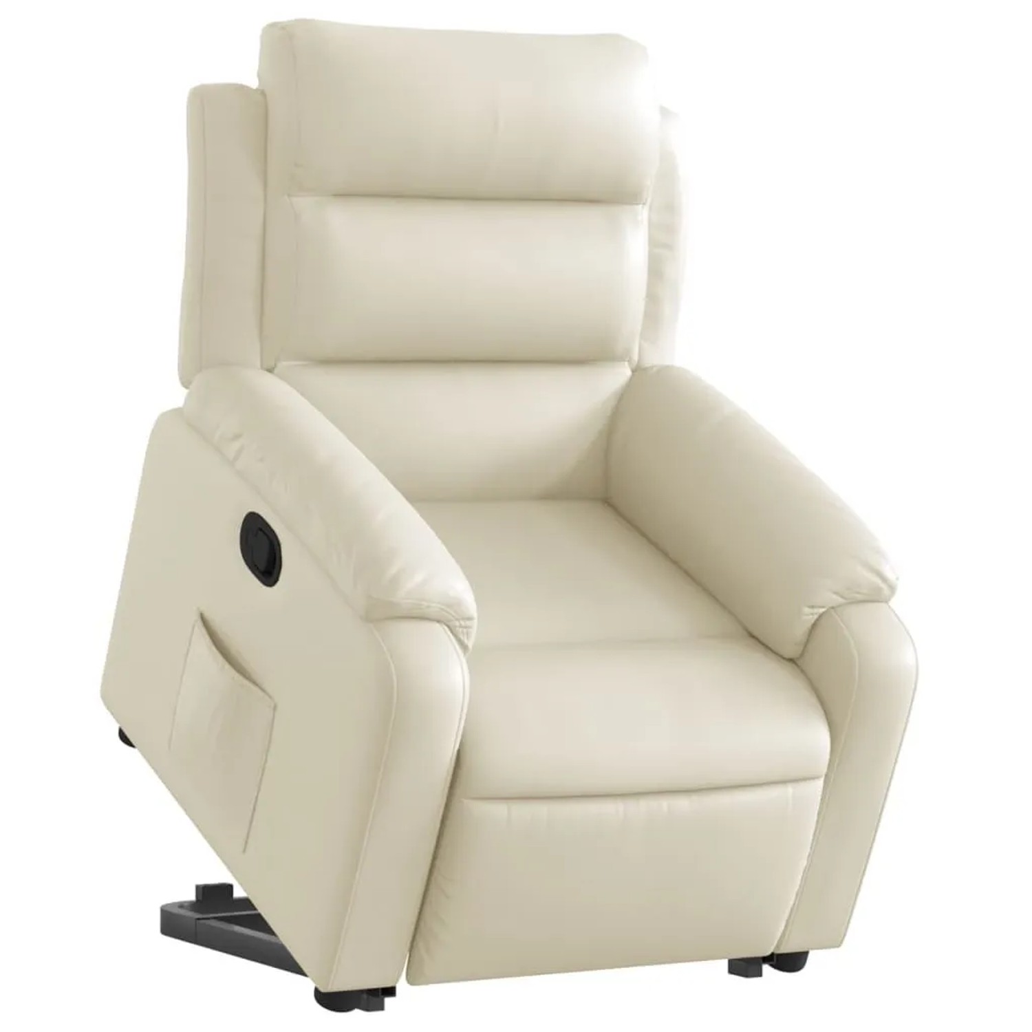 vidaXL Relaxsessel mit Aufstehhilfe Creme Kunstleder 3205043 günstig online kaufen