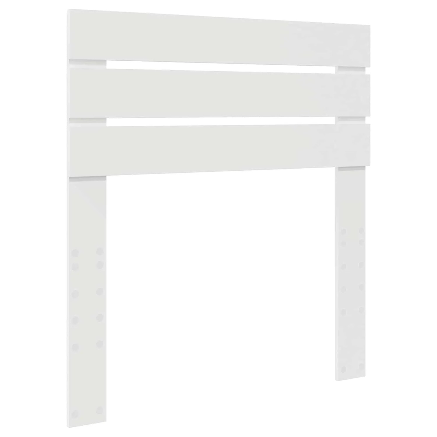 vidaXL Kopfteil mit Kopfteil Weiß 100 cm Holzwerkstoff 888221