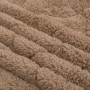 vidaXL Winterbettdecke Taupe 240 x 260 cm Mikrofaser und Teddy-Fleece 42026360_6