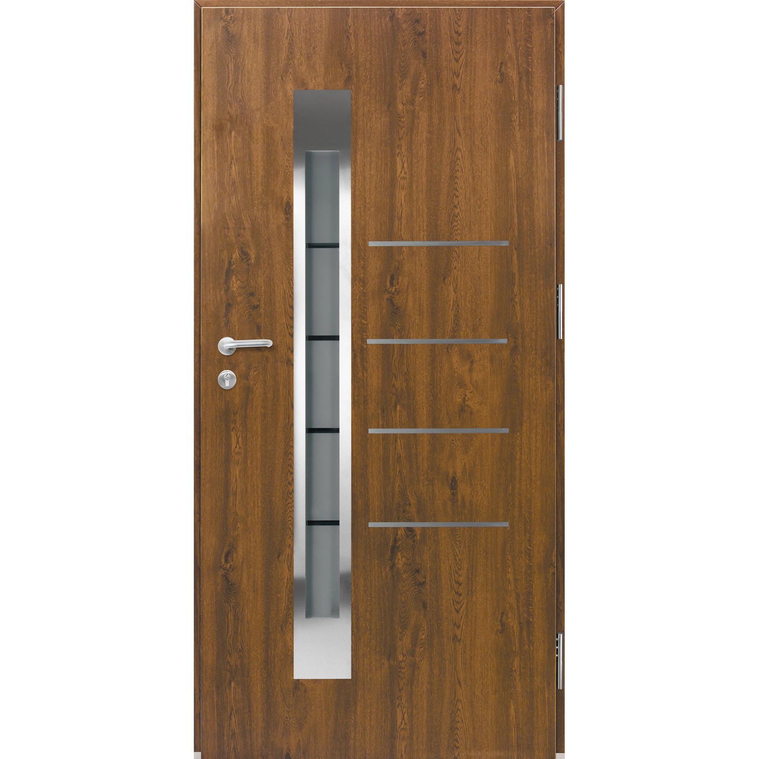 Splendoor Thermospace Haustür Berlin Prime Nussbaum 210x100 cm R günstig online kaufen