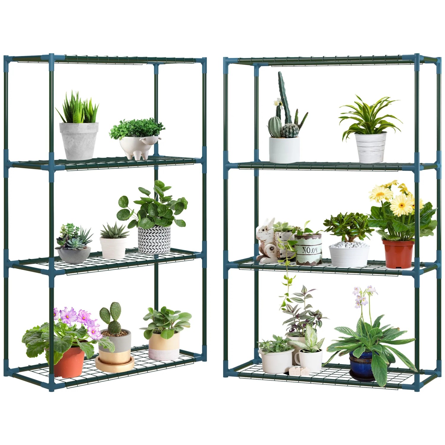 Outsunny  Pflanzenständer Stahl 70L x 27B x 110H cm