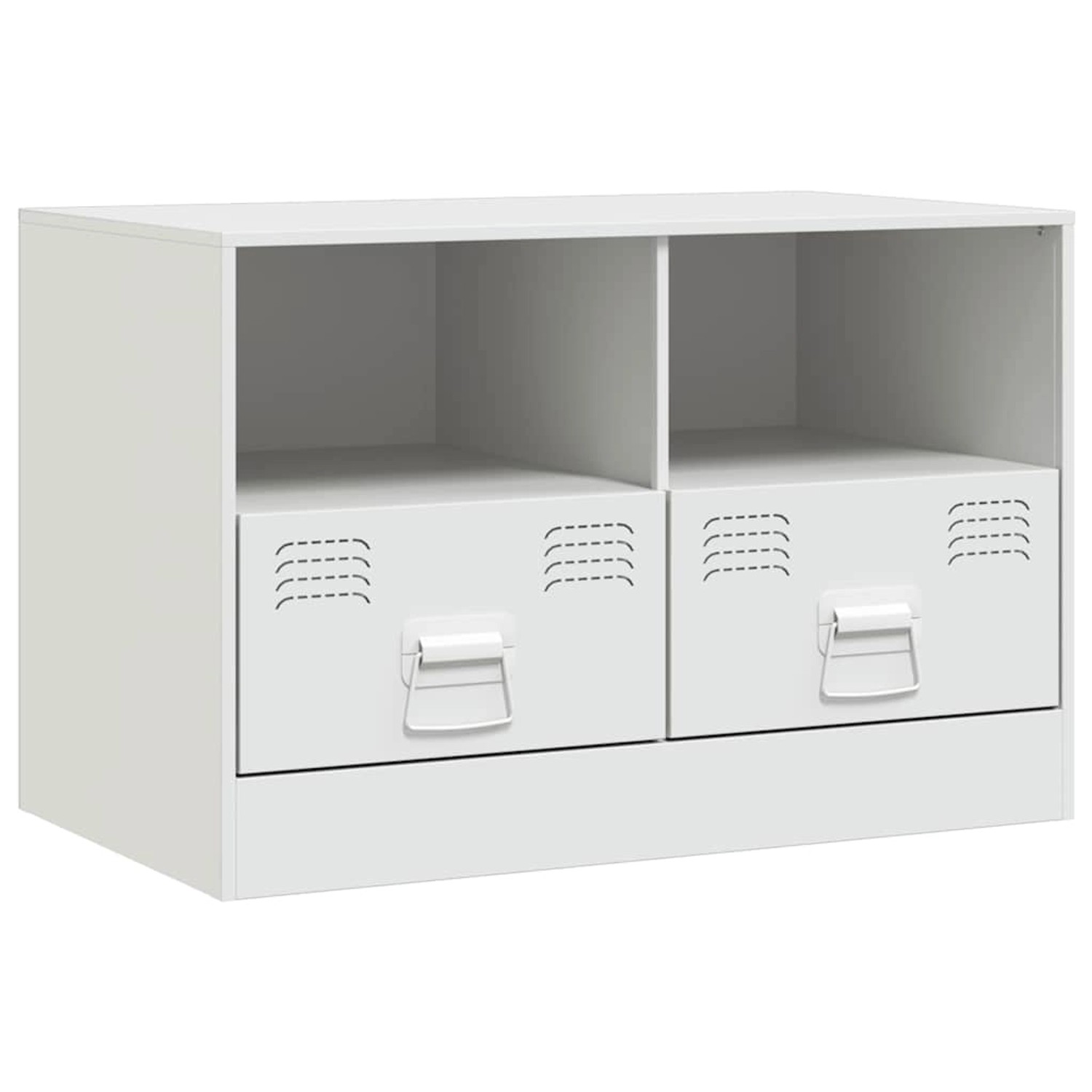 vidaXL TV-Schrank Weiß 67x39x44 cm Stahl 841749 günstig online kaufen