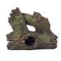 Relaxdays Aquariumdekoration Polyresin Braun Ungiftig Versteckhöhle 17 cm x 20 cm x 10 cm 0,25 kg