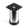 SOTECH 4er Set Möbelfuß JIMMY Ø50 mm Höhe 100 mm Edelstahl Gebürstet