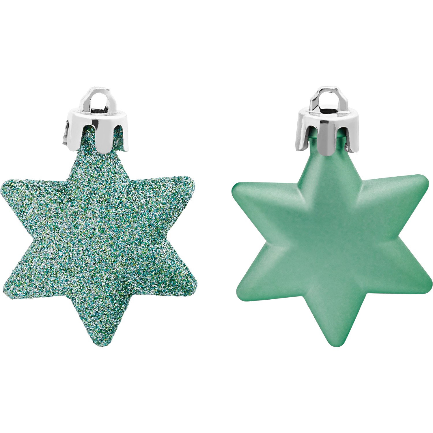 Baumschmuck-Set Sterne 12-teilig Mintgrün