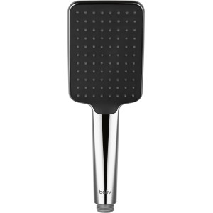 baliv Handbrause HBR-120.270, verchromt und schwarz, mit Antikalk-Noppen.