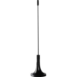 Schwarze Hama DVB-T/T2 Stabantenne für Innenräume.