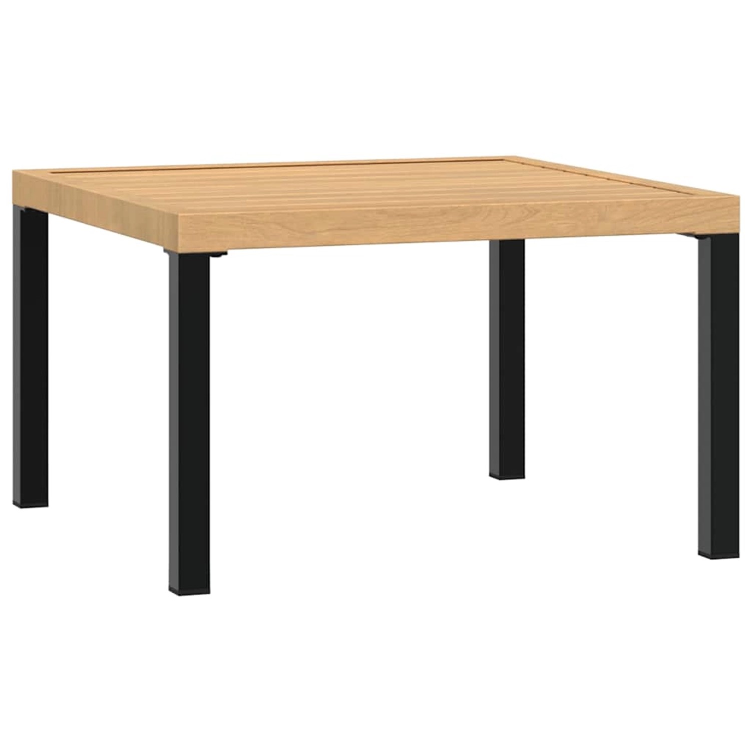 vidaXL Garten-Couchtisch Schwarz 65x65x40 cm Aluminium 4008573 günstig online kaufen