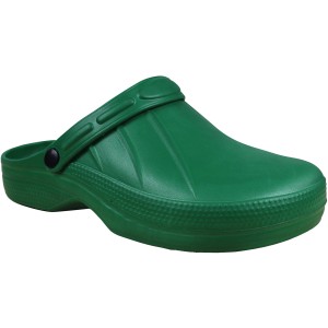Grüner Scheibler Gartenclog, Workwear Clog mit rutschfester Sohle, Größe 39-40.