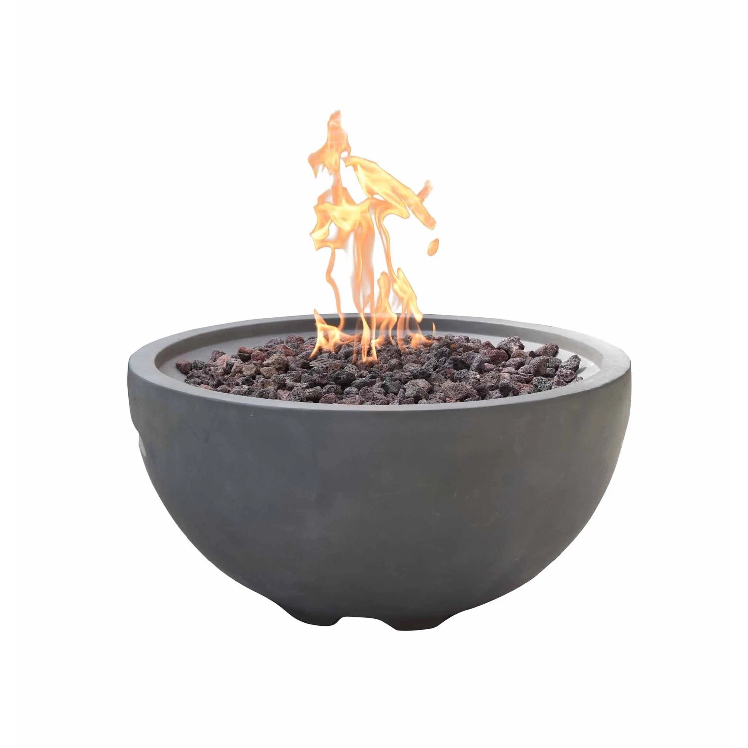 Elementi Gasfeuerstelle Nantucket in Beton-Optik Grau aus Faserbeton