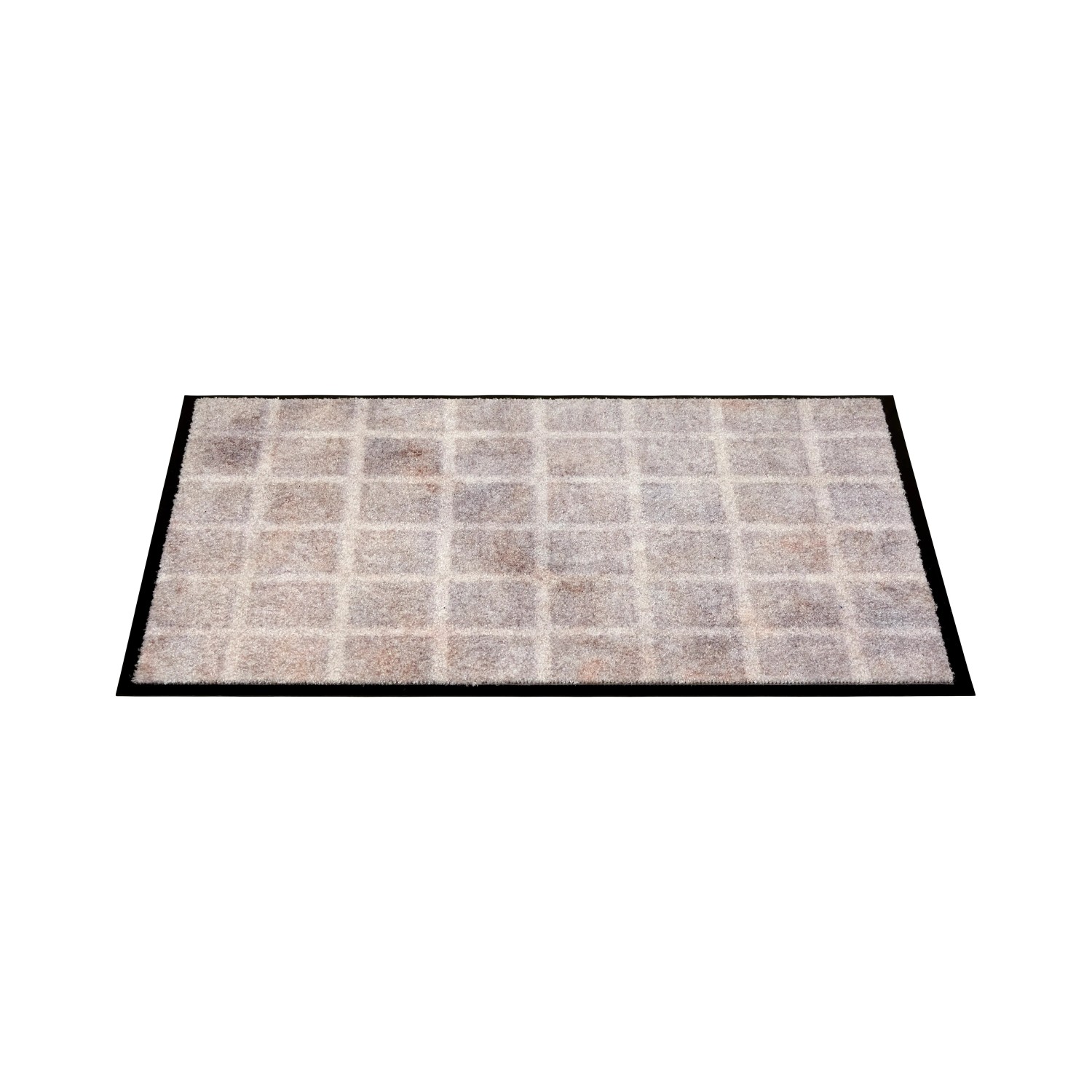 Schöner Wohnen Fußmatte Bellevue Karo 50 cm x 70 cm Hellgrau