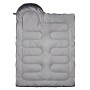 Dunkelblauer ECD Germany Schlafsack Outdoor für Camping, 210x72 cm.