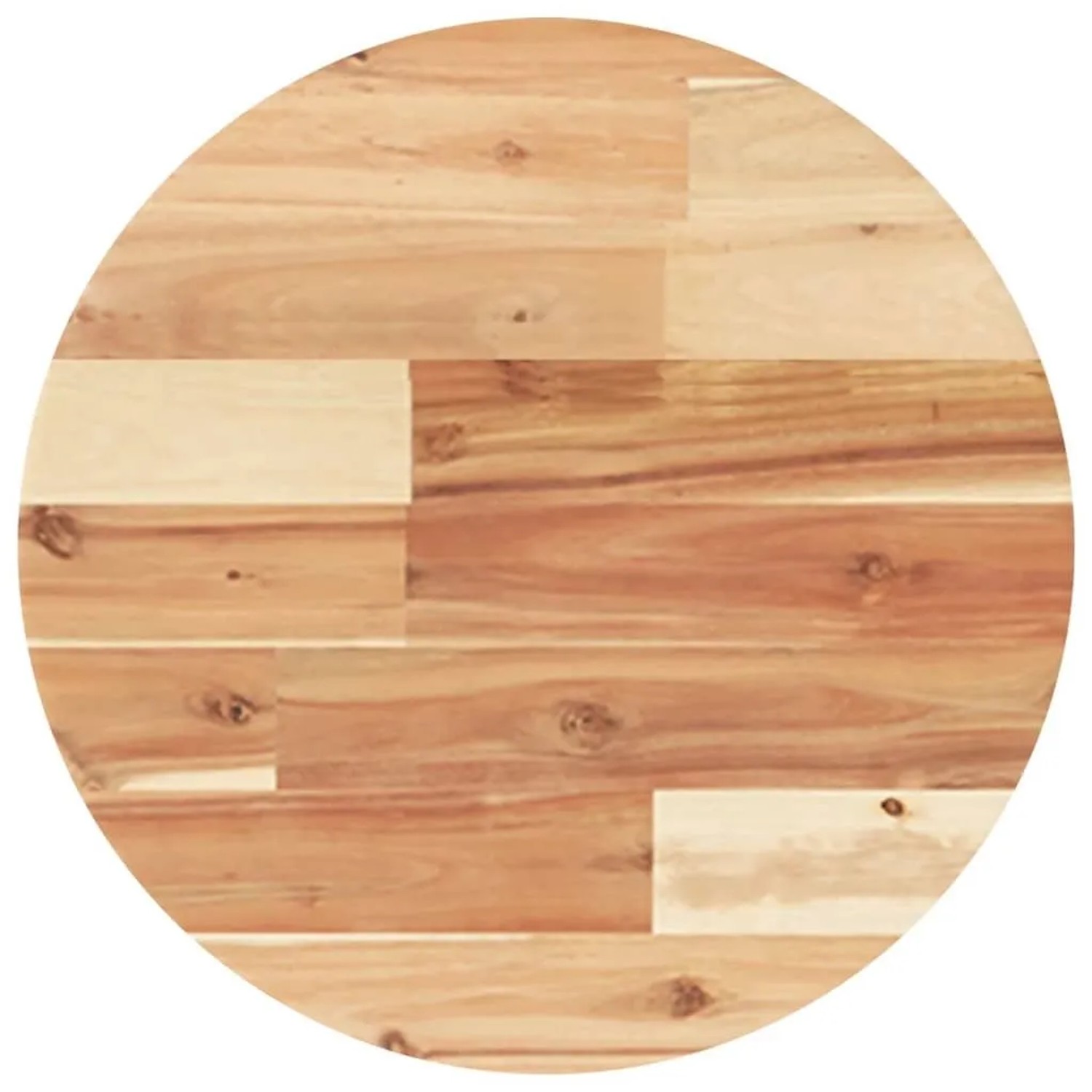 vidaXL Tischplatte Rund Ø40x4 cm Massivholz Akazie 4008700