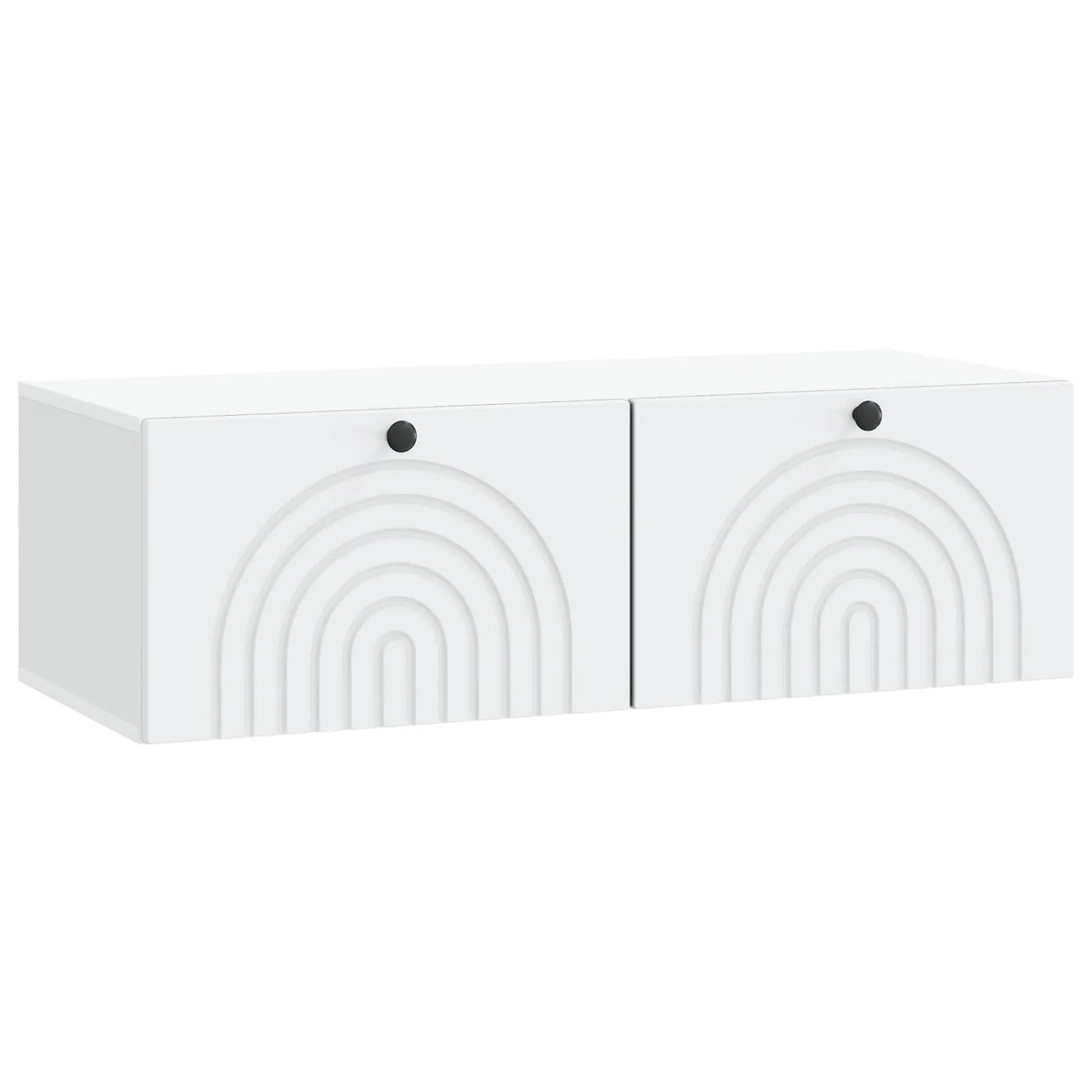 vidaXL Wandmontierter TV-Schrank Weiß 99 x 41 x 30 cm Holzwerkstoff 898185
