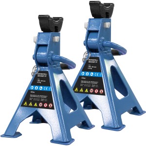 Güde Unterstellböcke 3T (2 Stück) aus dem Reifenwechsel-Set 2, blau.