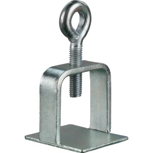 Feuerverzinkte Schake Schilderklemme ohne Ösen und Haken für Baugeräte.