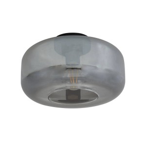 Lindby Deckenlampe Hildur 10030743 in Alu aus Glas 1-flammig E27 Wohnzimmerleuchte