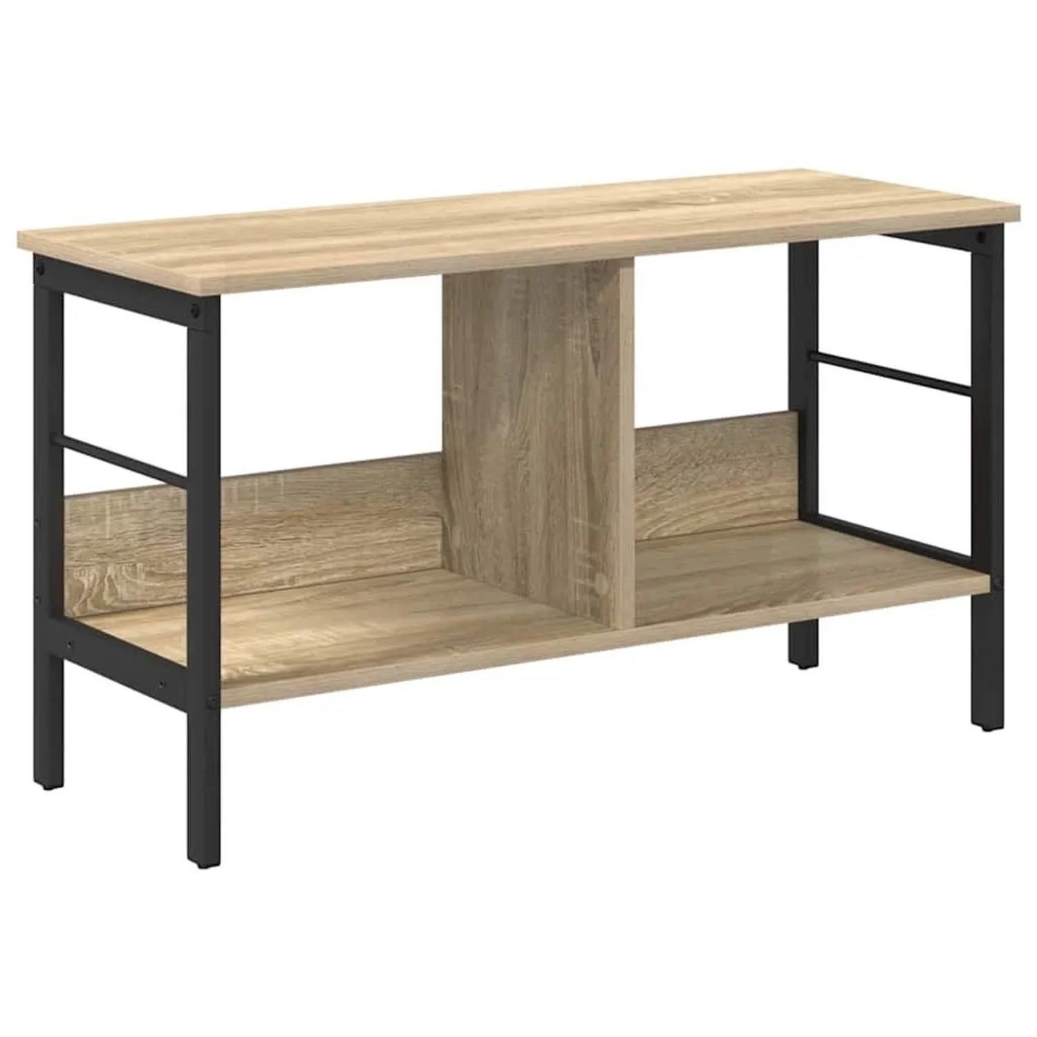 vidaXL Bücherregal Sonoma-Eiche 82 x 32 x 47 cm Holzwerkstoff 884001 günstig online kaufen