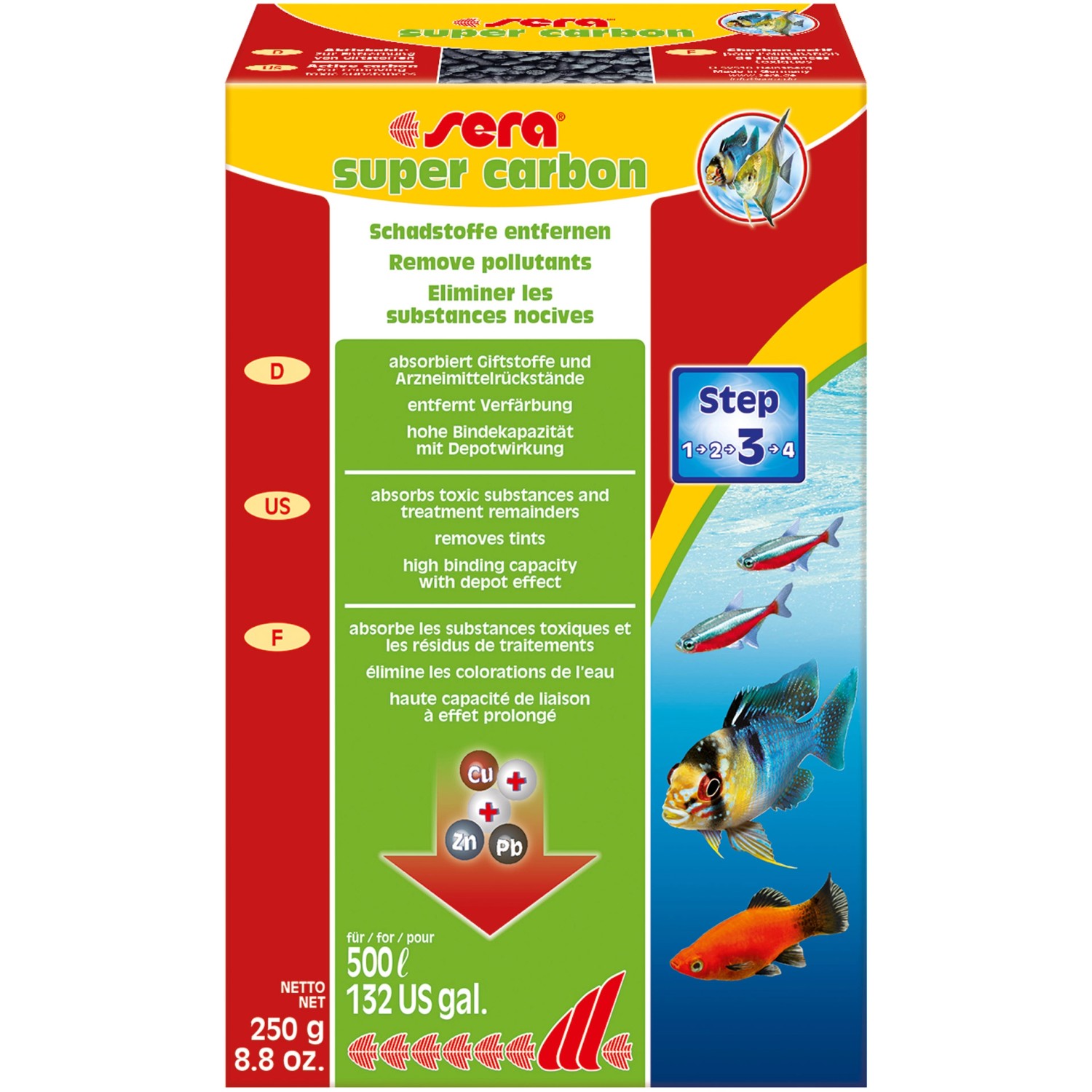 Sera Teich-Wasseraufbereiter Super Carbon 250 g günstig online kaufen