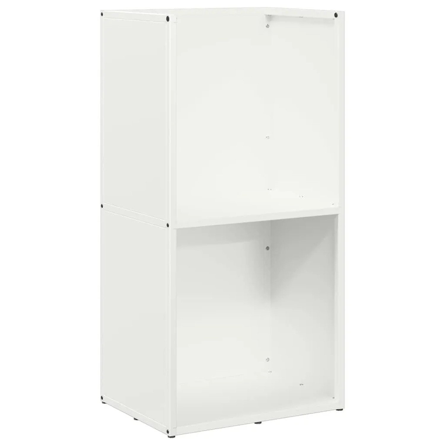 vidaXL Brennholzregal Weiß 40x30x80 cm Kaltgewalzter Stahl 864188