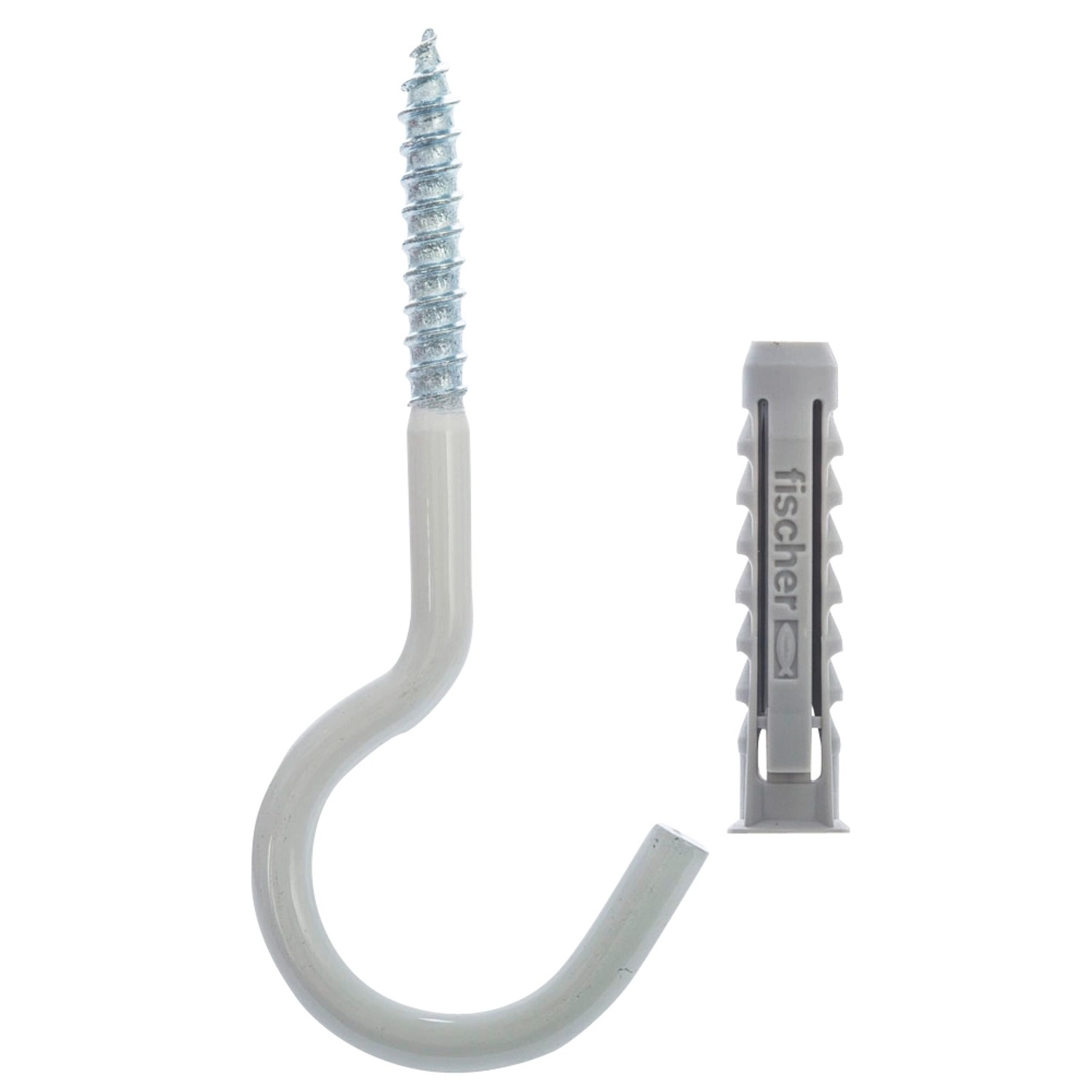 Fischer Spreizdübel SX 10 x 50 HN K mit Rundhaken, nylonbeschichtet (2 ST)