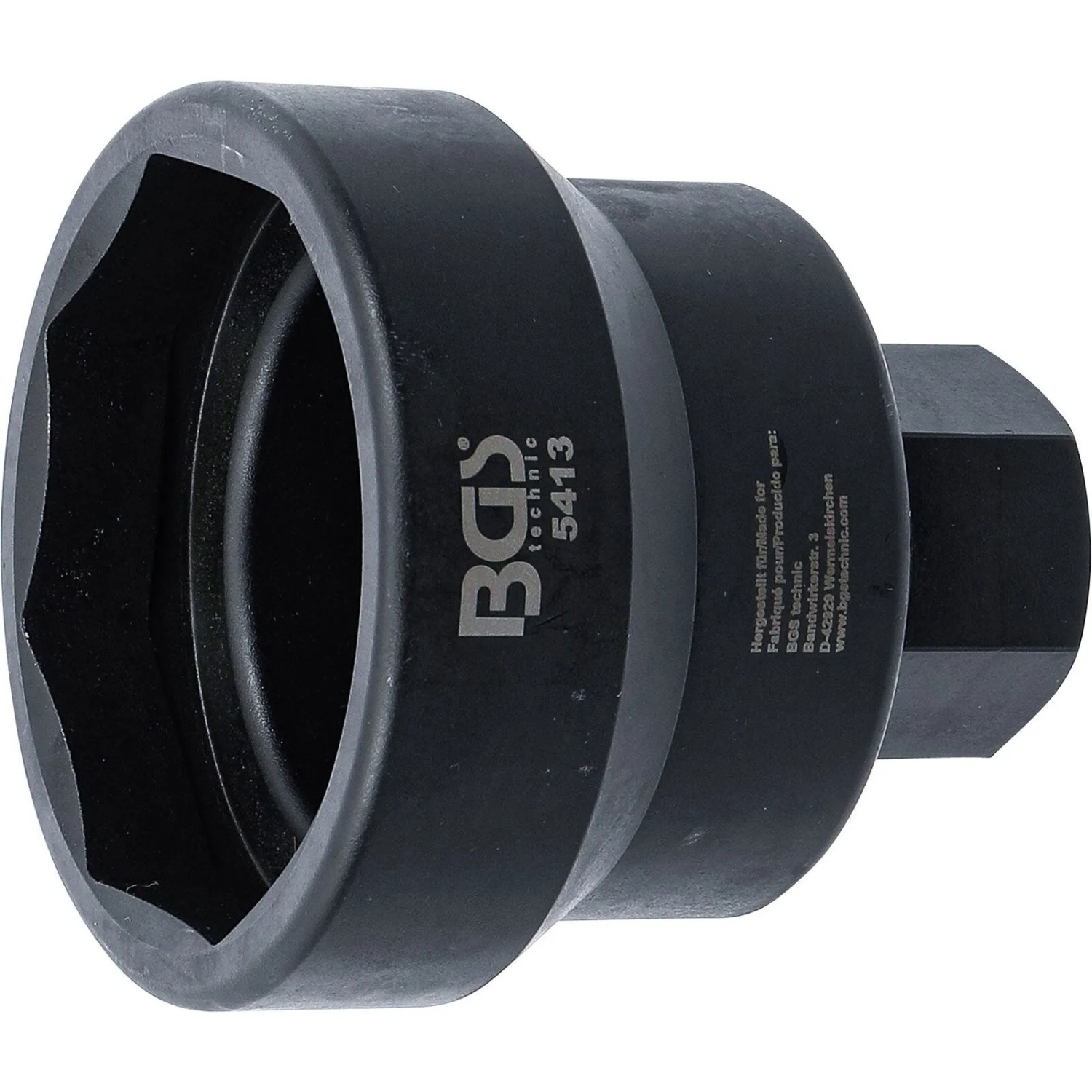 BGS Radkapseln Und Achsmuttern Schlüssel 8 Kant Ø 80 Mm Für SCANIA Vorderachse 5413