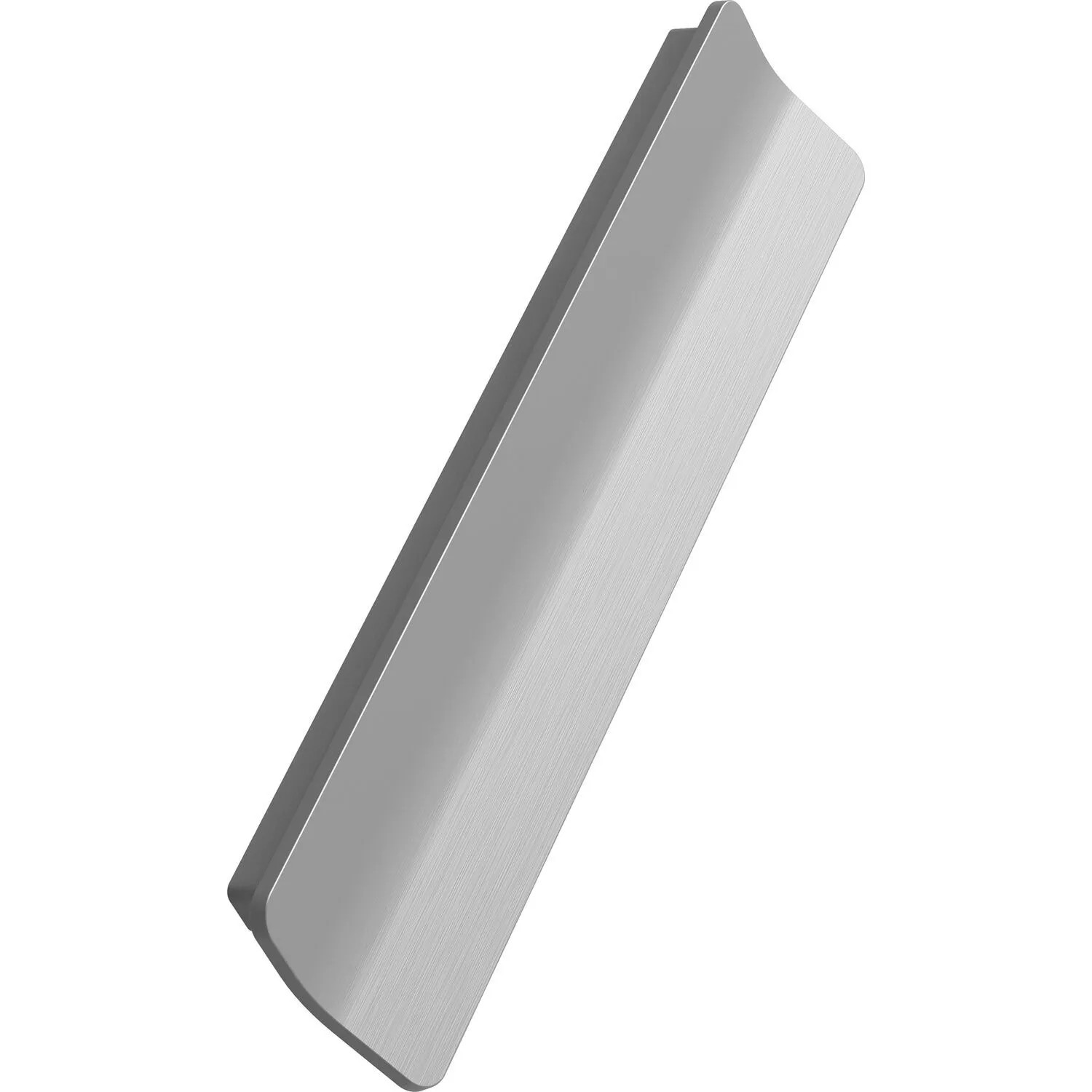 Furnipart Möbelgriff Leaf La 160 mm Breite 200 mm Zinkdruckguss Edelstahl-Effekt
