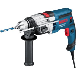 Bosch Professional GSB 19-2 RE Schlagbohrmaschine mit Zubehör im Koffer.