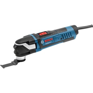 Bosch Professional GOP 40-30 Multicutter im Karton, blau/schwarz, mit Tauchsägeblatt.