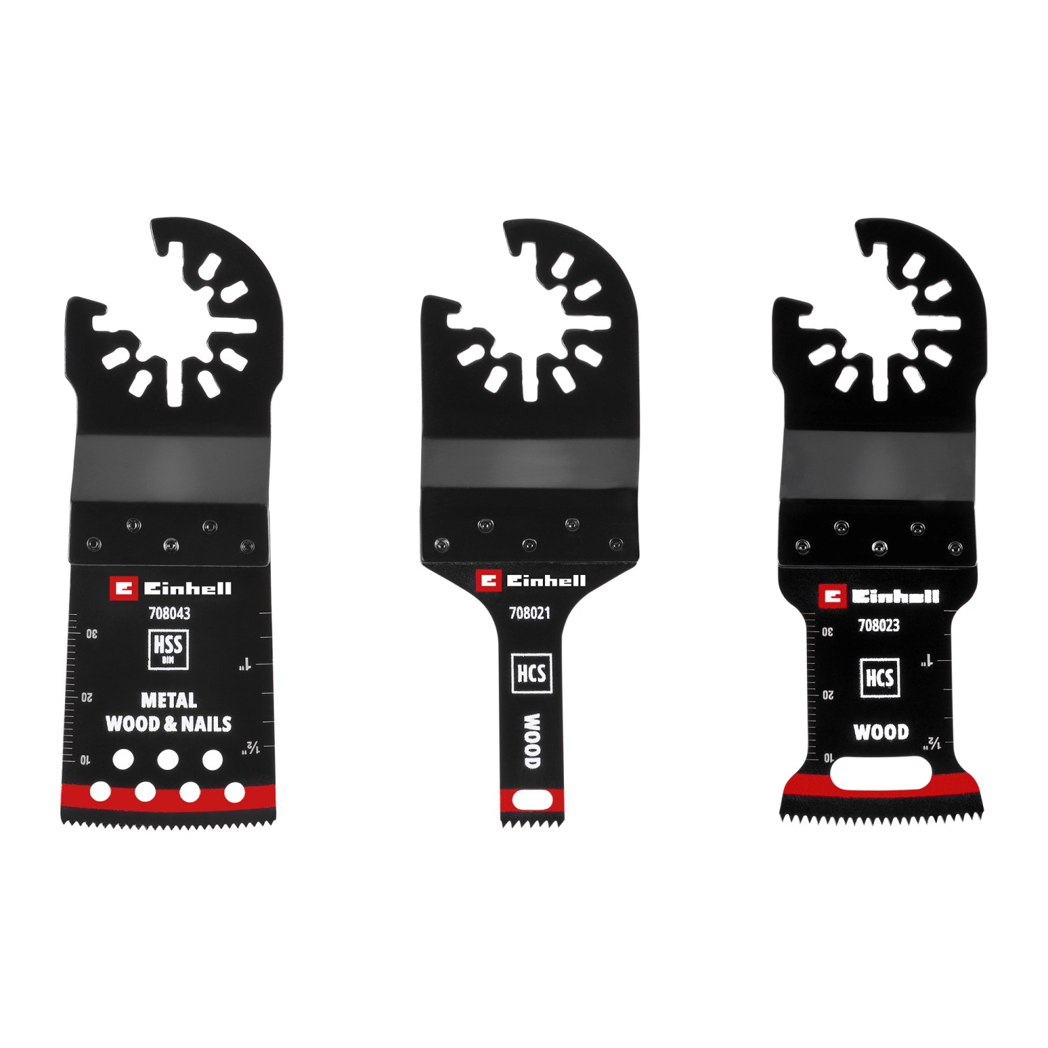 Einhell Multitool-Set mit Universalaufnahme für Holz und Metall 3-teilig