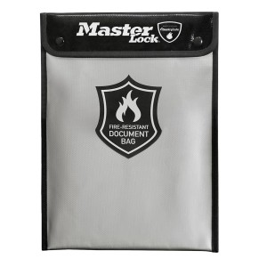 Master Lock Dokumententasche, feuer- und wasserbeständig, 2,8 l Fassungsvermögen.